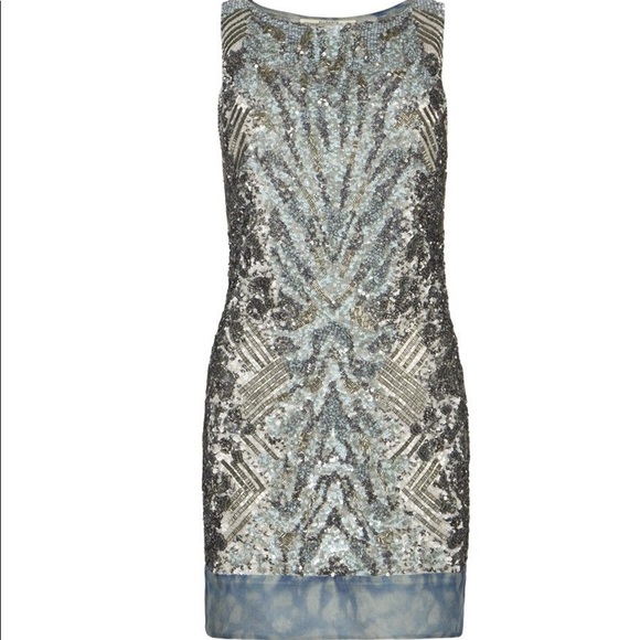 all saints embellished dress